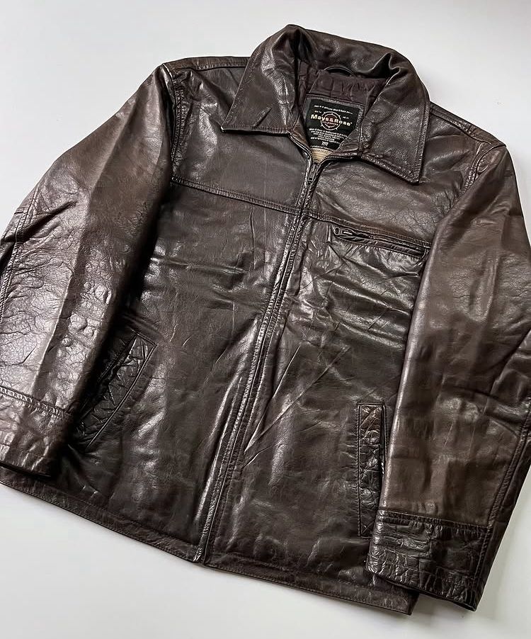 Rustic Brown Leather Jacket