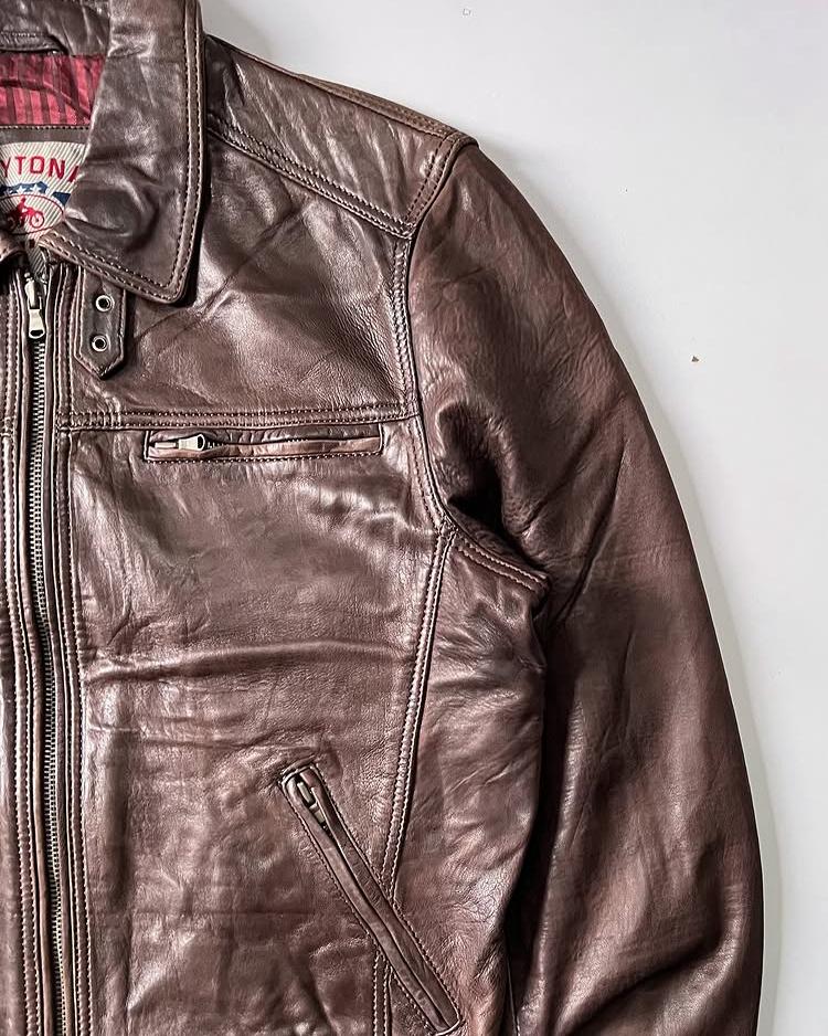Whiskey Brown Classic Leather Jacket