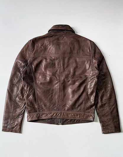 Whiskey Brown Classic Leather Jacket